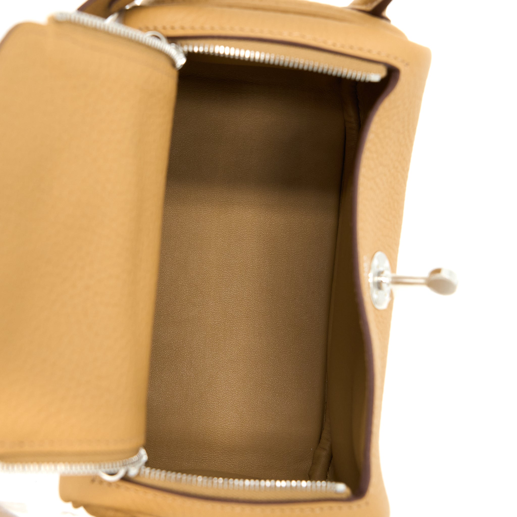 HERMES MINI LINDY CLEMENCE 4B BISCUIT SHW