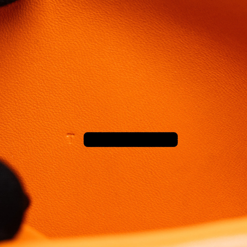 HERMES DOGON LONG WALLET CLEMENCE ORANGE SHW