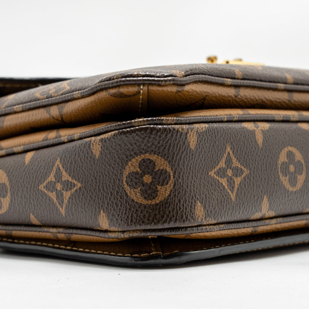LOUIS VUITTON POCHETTE MÉTIS MONOGRAM REVERSE CANVAS GHW