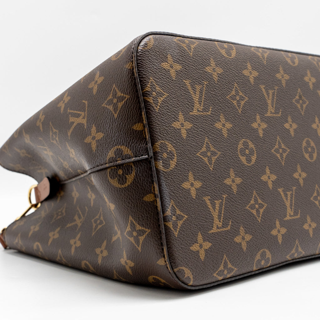 LOUIS VUITTON NEONOE MM MONOGRAM CANVAS CARAMEL GHW
