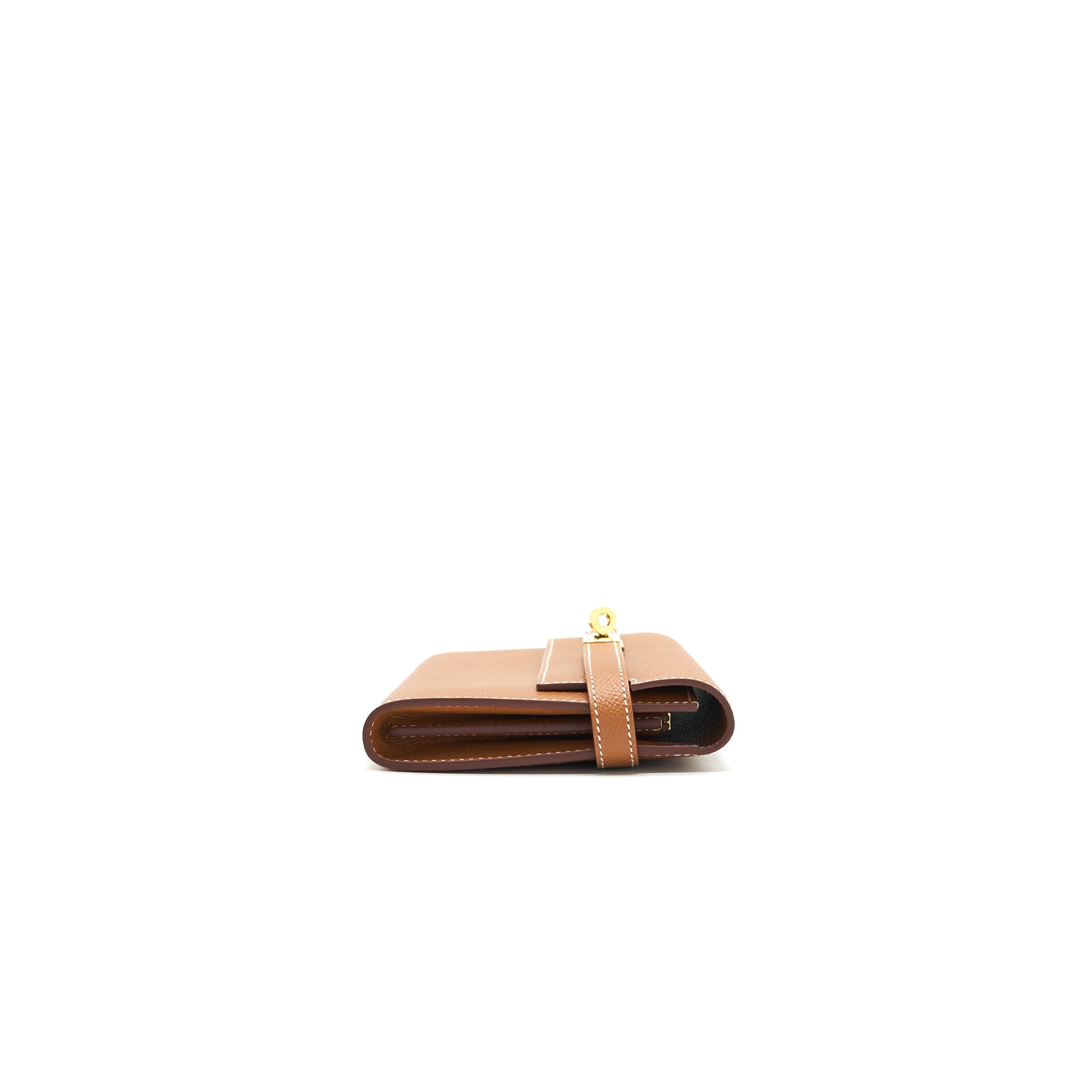 HERMES KELLY LONG WALLET GOLD GHW