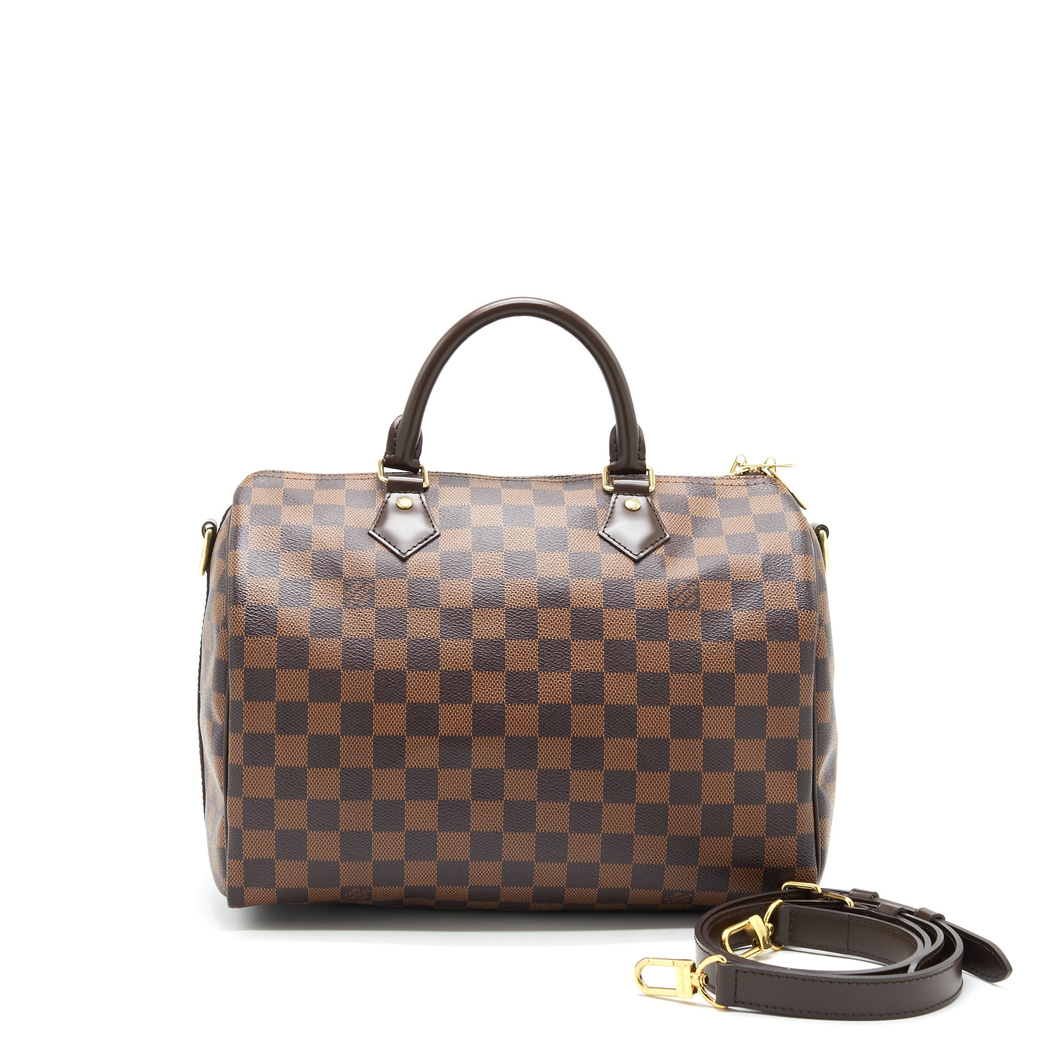 LOUIS VUITTON SPEEDY BANDOULIERE 30 DAMIER EBENE