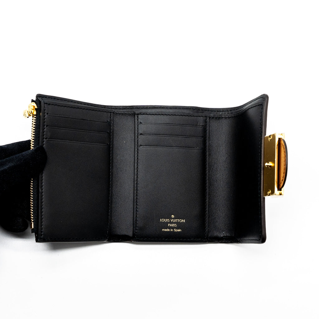LOUIS VUITTON DAUPHINE COMPACT WALLET MONOGRAM CANVAS GHW