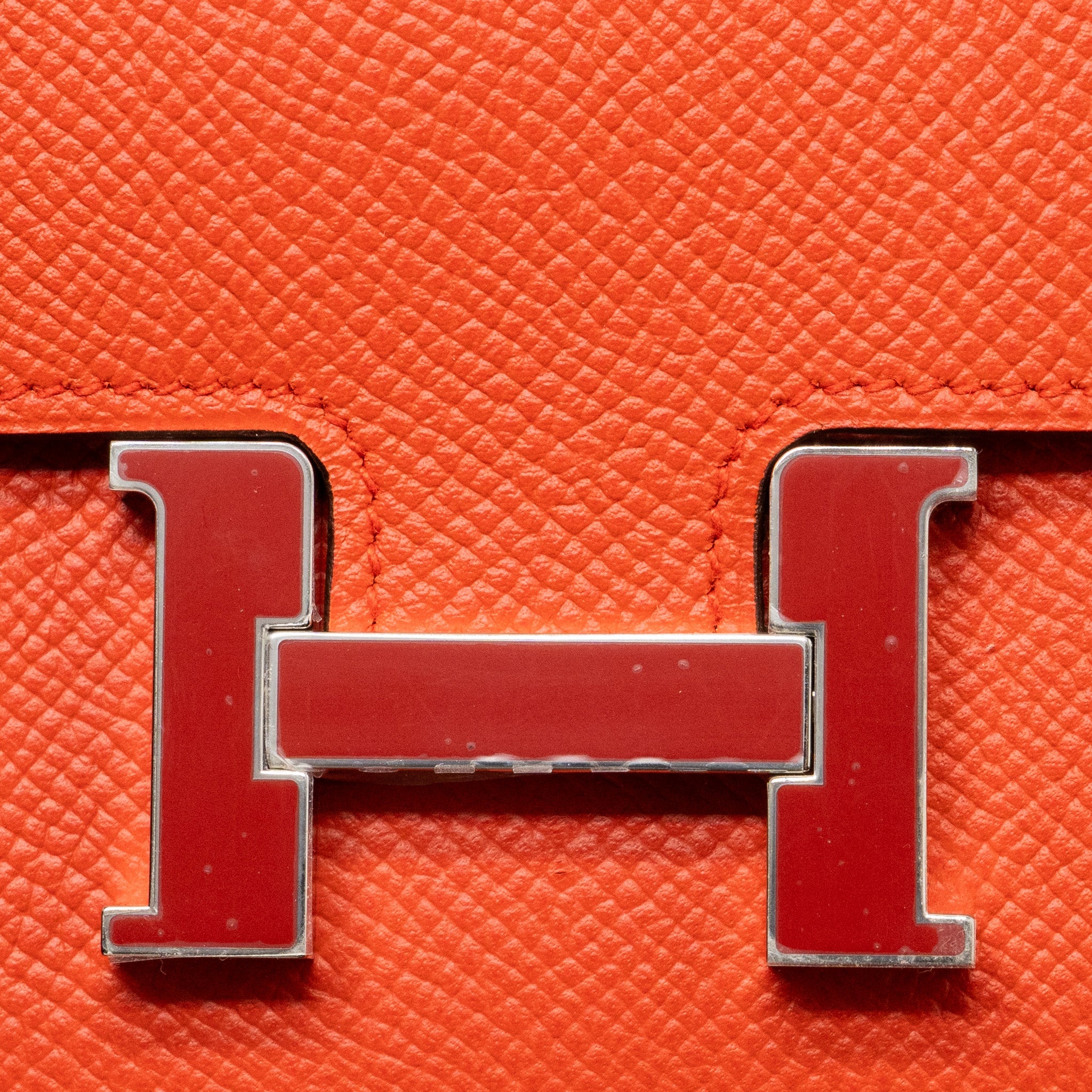 HERMES CONSTANCE SLIM EPSOM/LAQUE CAPUCINE/SANGUINE SHW