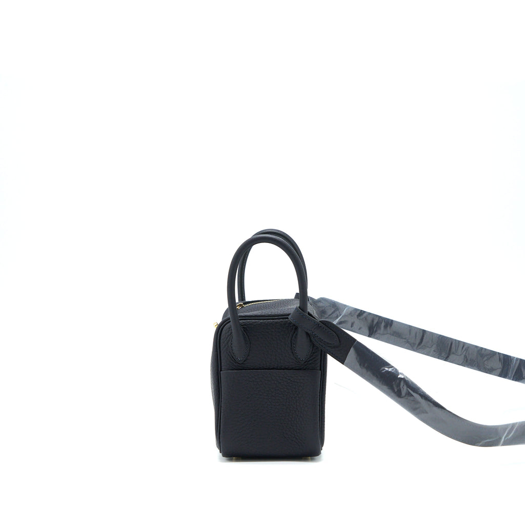 HERMES MINI LINDY CLEMENCE 3Y CABAN GHW