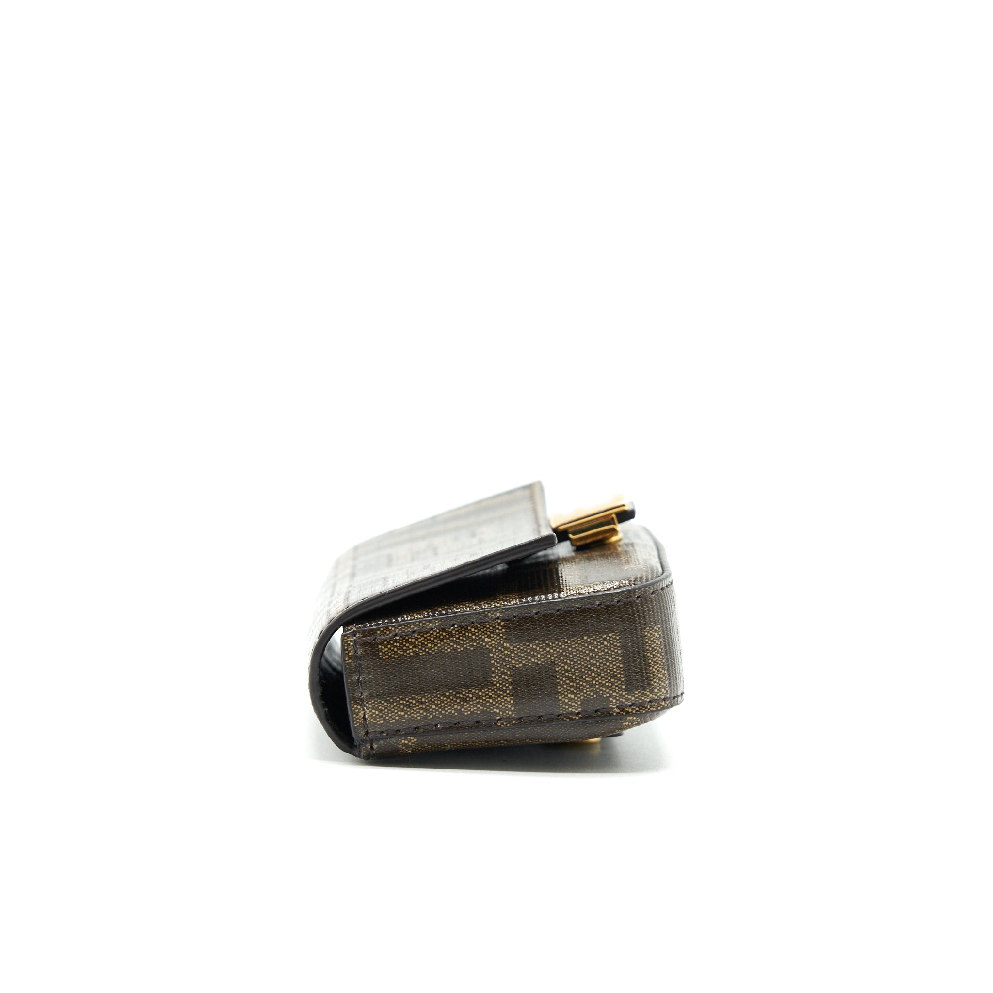 FENDI ICONIC CANVAS BELT WITH MINI BAG