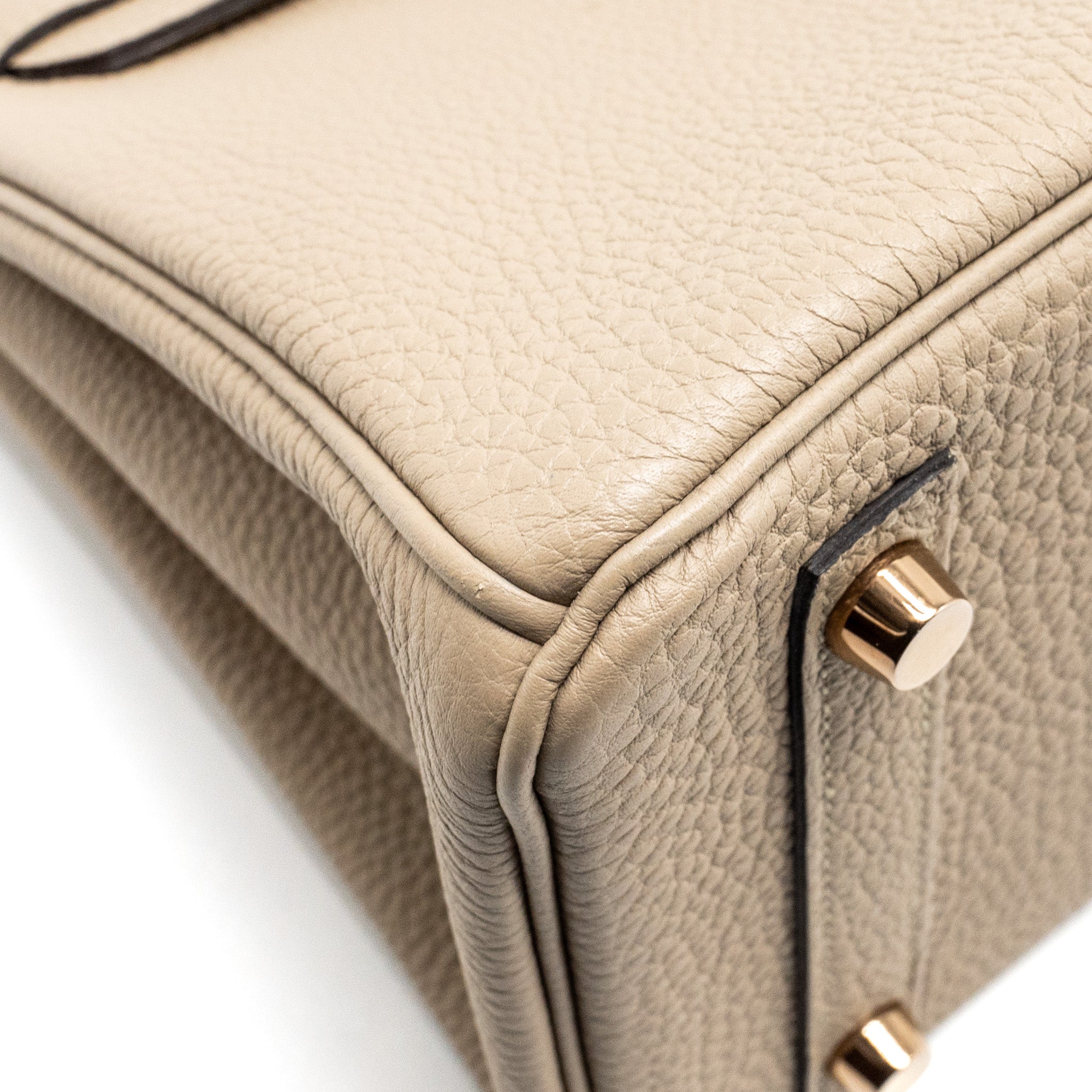 HERMES BIRKIN 25 TOGO 81 GRIS TOURTERELLE RGHW