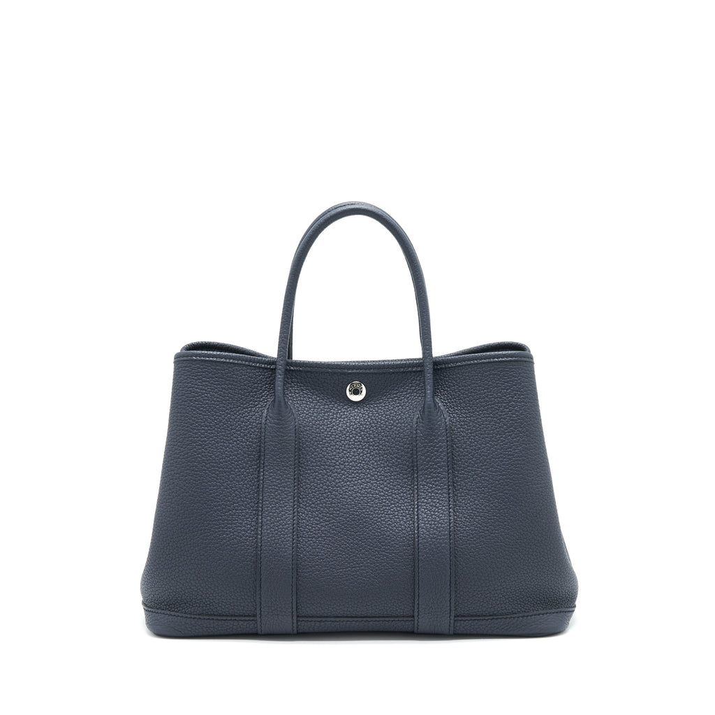 HERMES GARDEN PARTY 30 BLUE INDIGO SHW