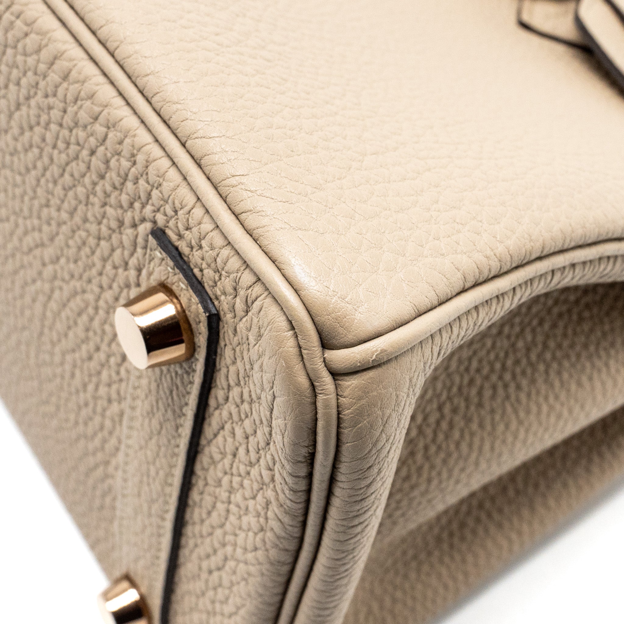 HERMES BIRKIN 25 TOGO 81 GRIS TOURTERELLE RGHW