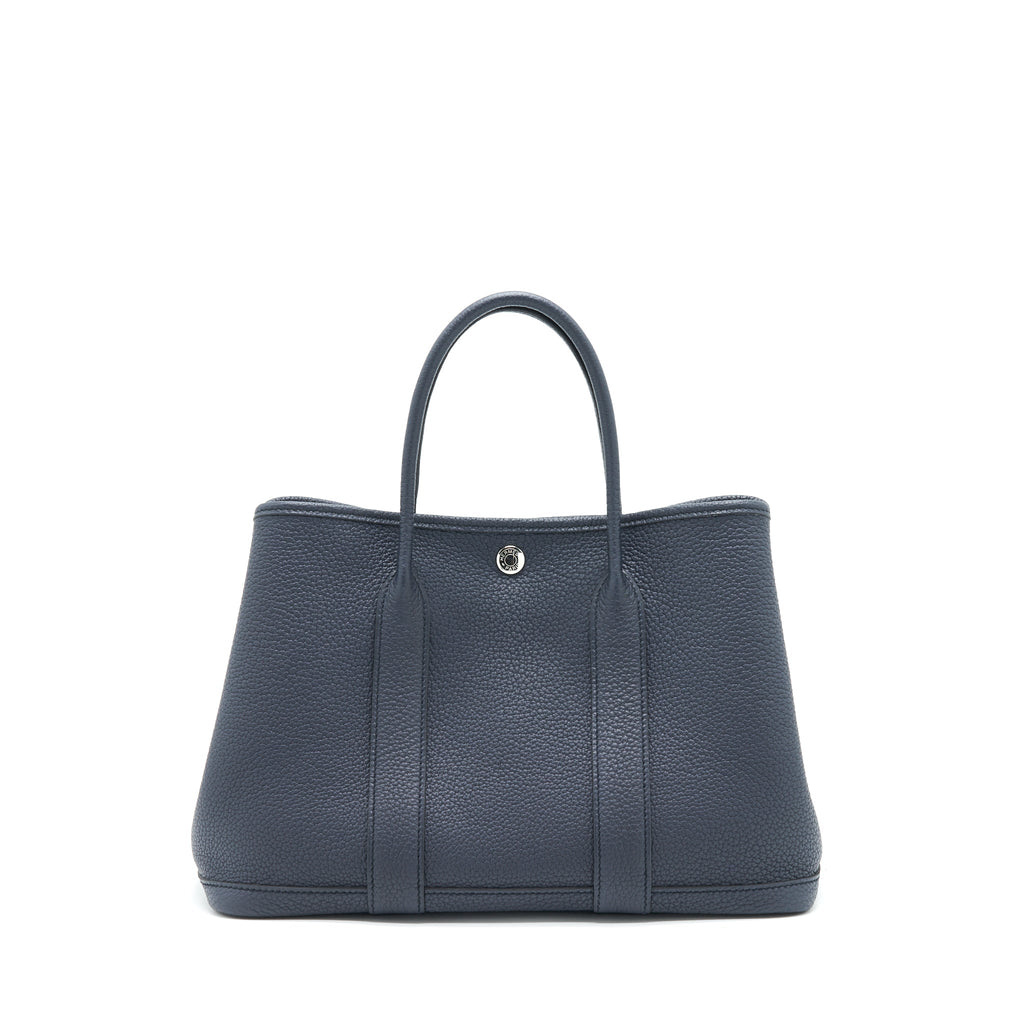 HERMES GARDEN PARTY 30 BLUE INDIGO SHW