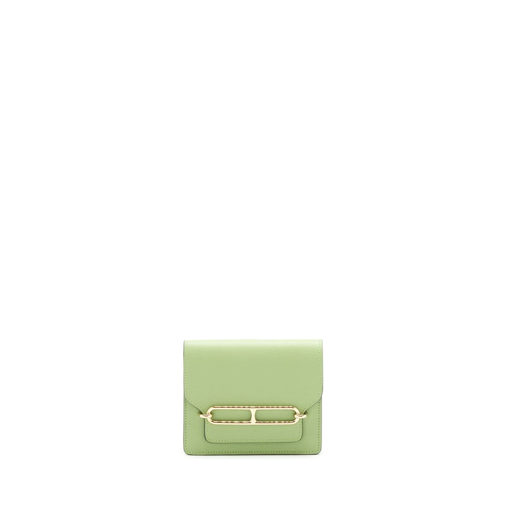 HERMES ROULIS SLIM EVERCOLOR VERT CRIQUET GHW