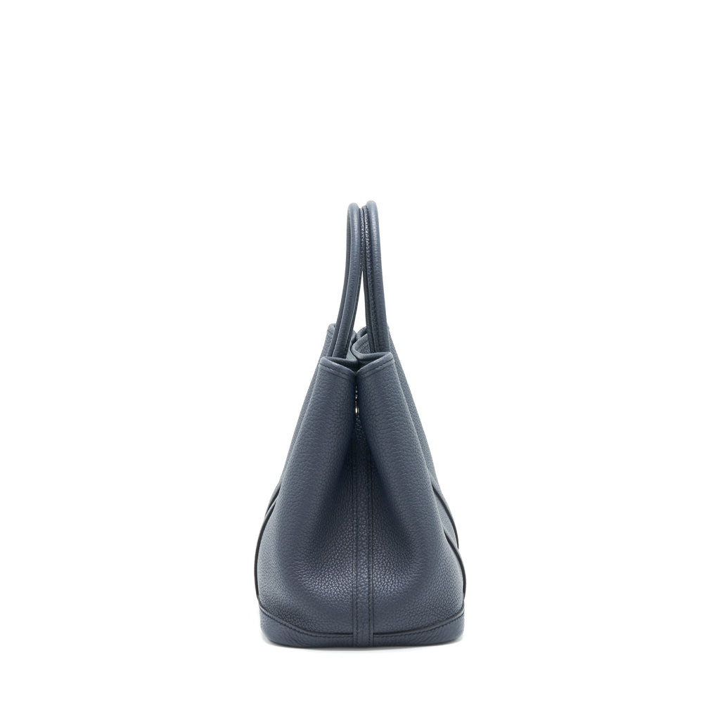 HERMES GARDEN PARTY 30 BLUE INDIGO SHW