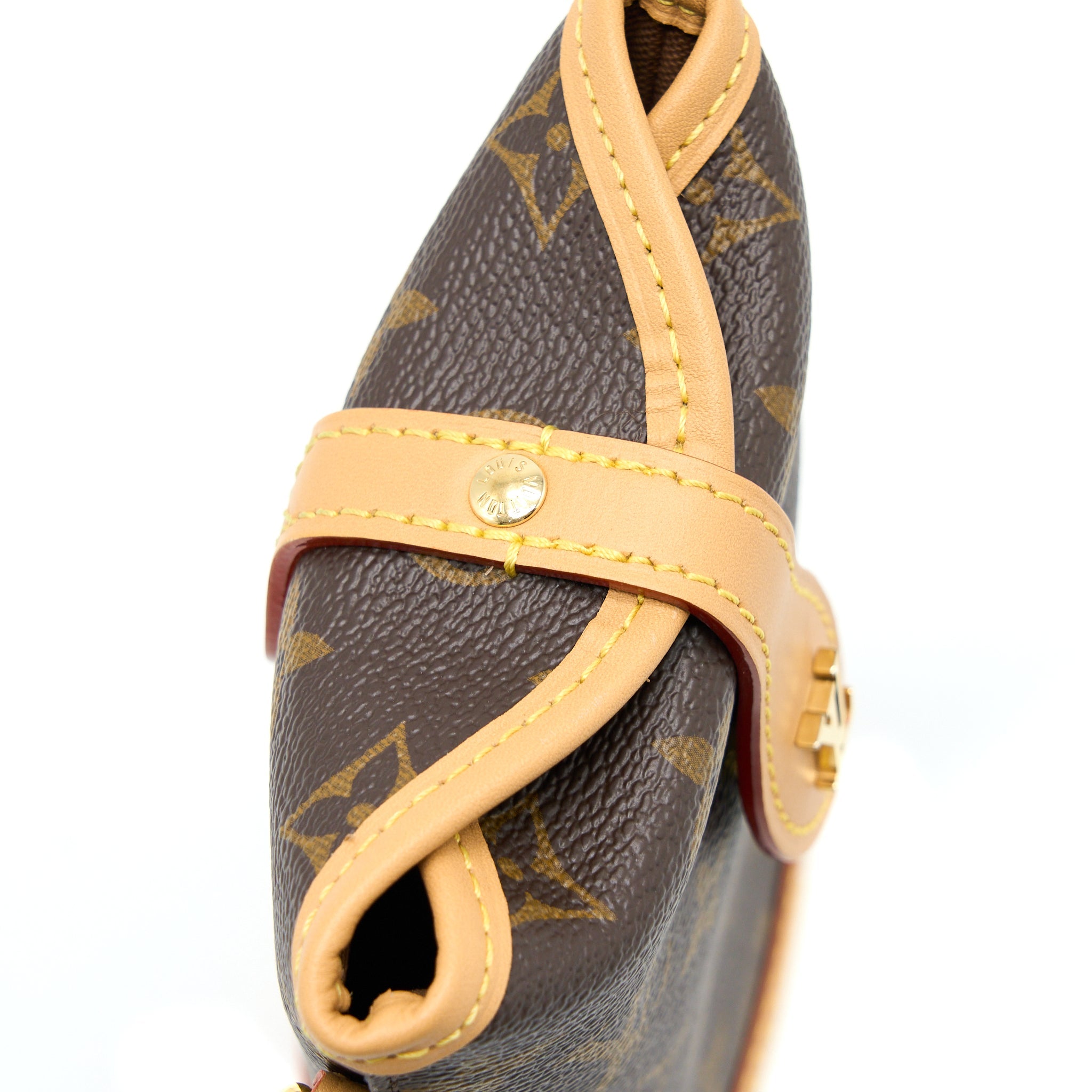 LOUIS VUITTON FOLD ME POUCH MONOGRAM CANVAS GHW