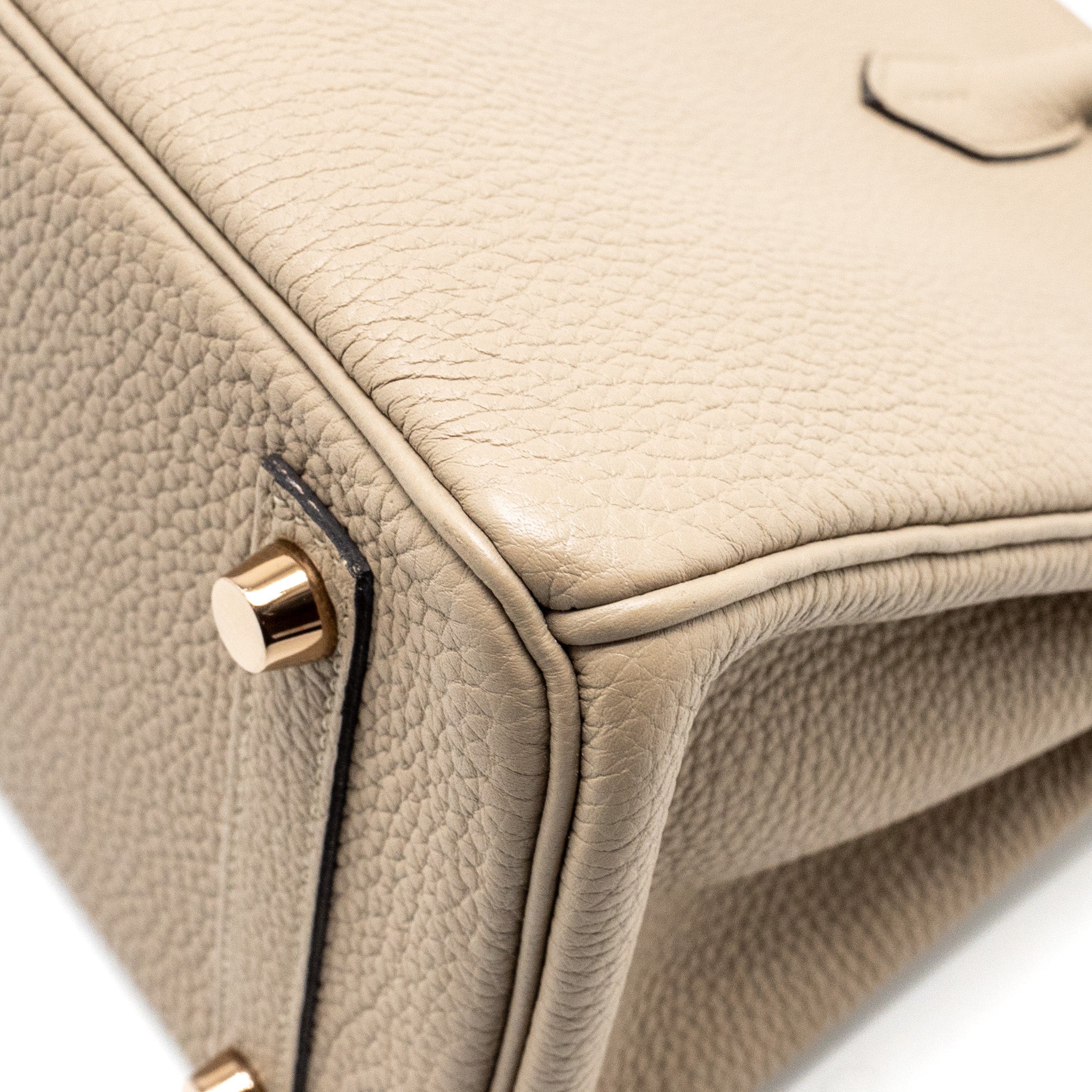 HERMES BIRKIN 25 TOGO 81 GRIS TOURTERELLE RGHW