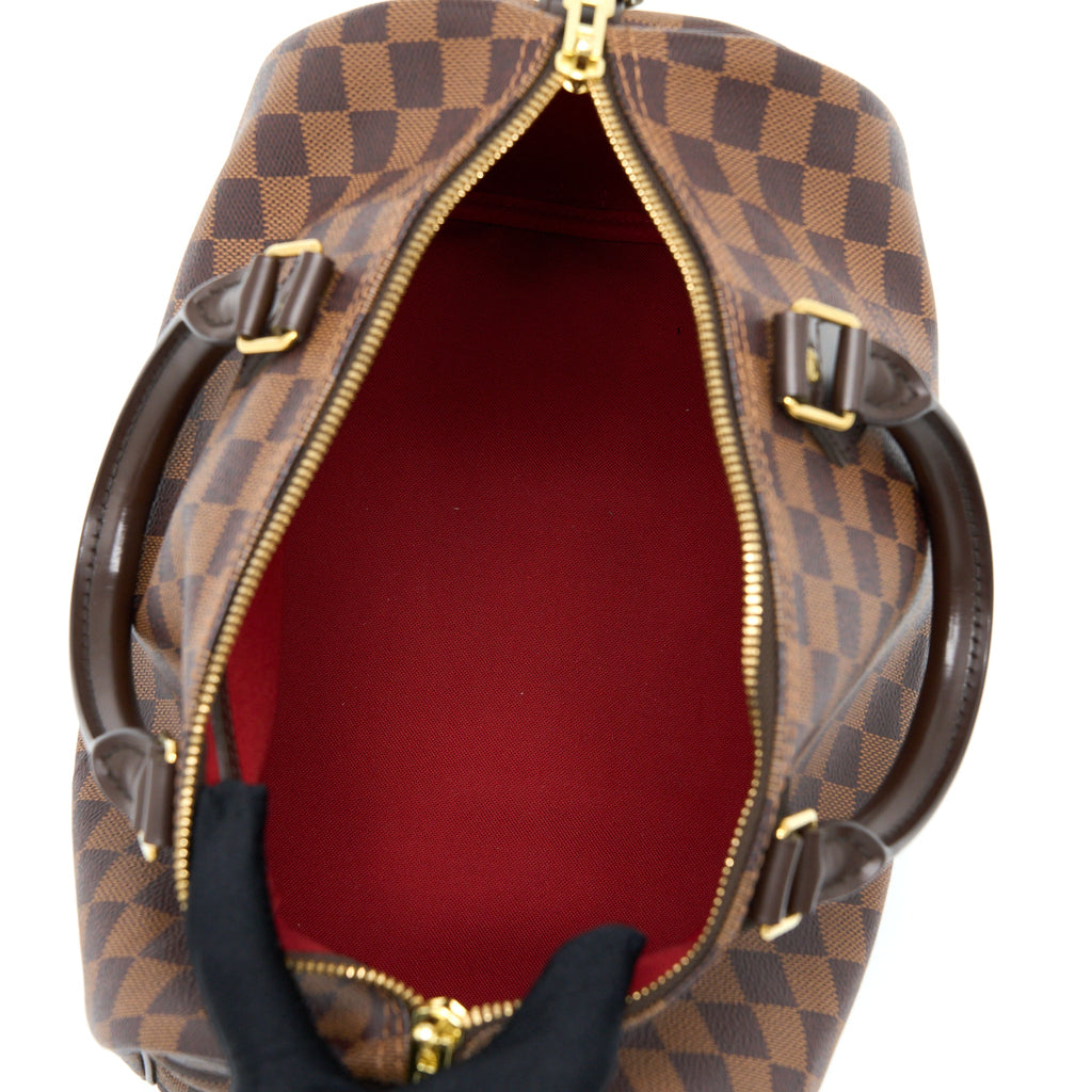 LOUIS VUITTON SPEEDY 30 DAMIER EBENE GHW