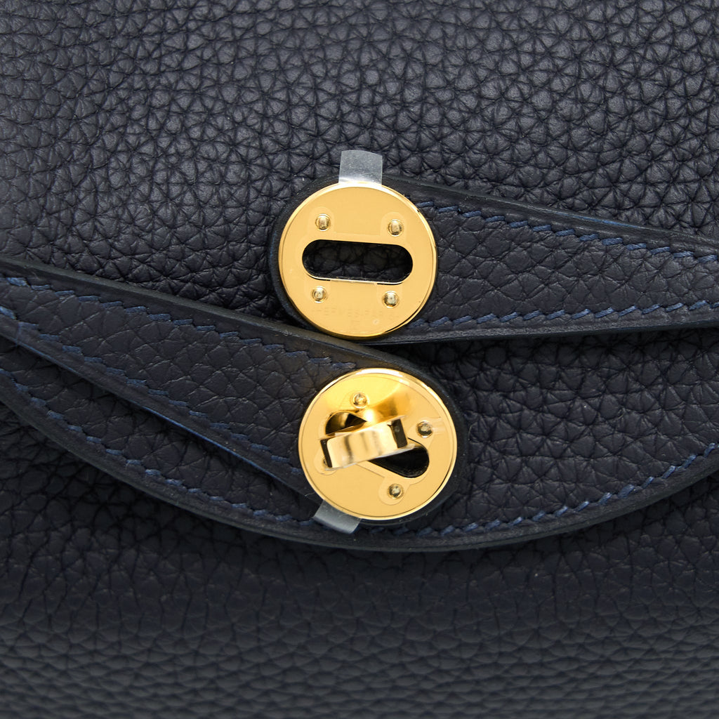 HERMES MINI LINDY CLEMENCE 3Y CABAN GHW