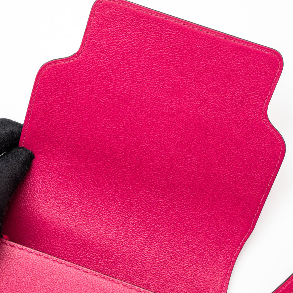 HERMES MINI ROULIS ALLIGATOR TOUCH EVERCOLOR ROSE MEXICO SHW