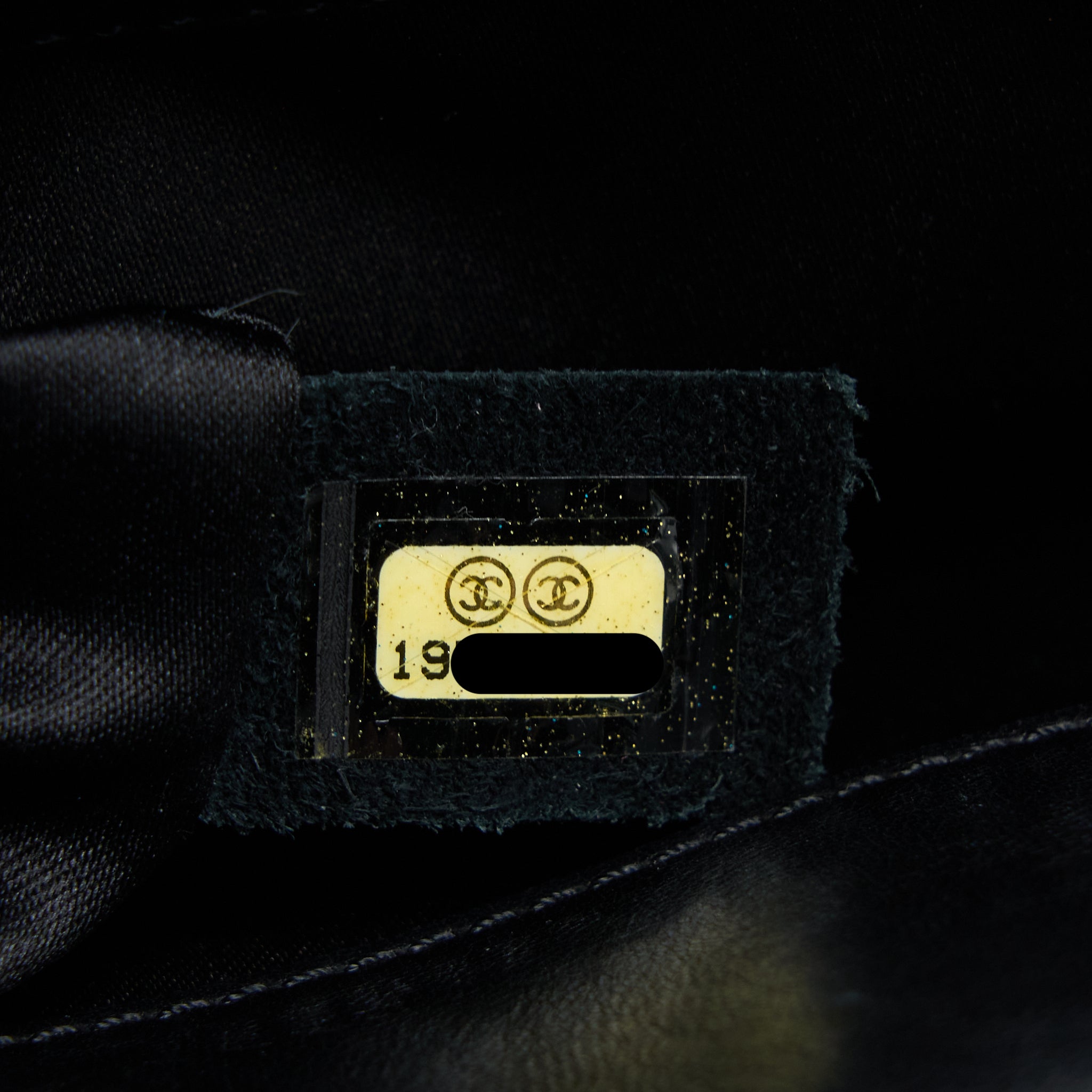 CHANEL QUILTED FLAP BAG LAMBSKIN BLACK SHW