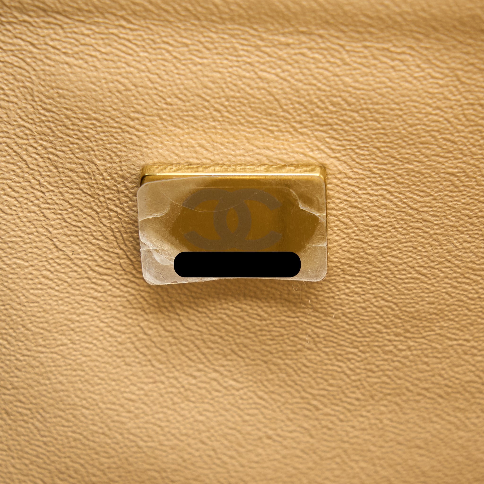 CHANEL SMALL CLASSIC DOUBLE FLAP BAG CAVIAR BEIGE GHW (MICROCHIP)
