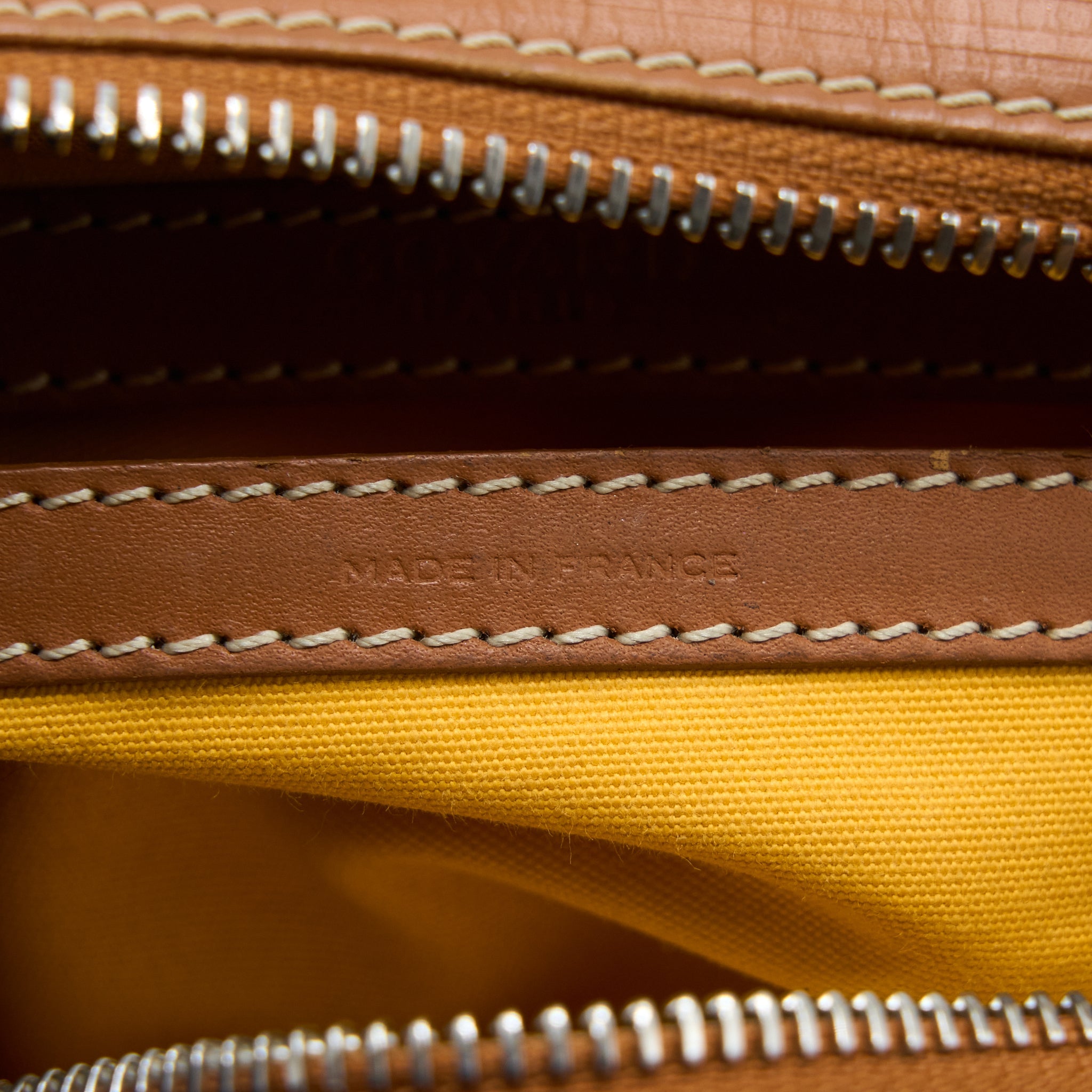 GOYARD CAP-VERT PM BAG CANVAS/ CALFSKIN BROWN/ BLACK SHW
