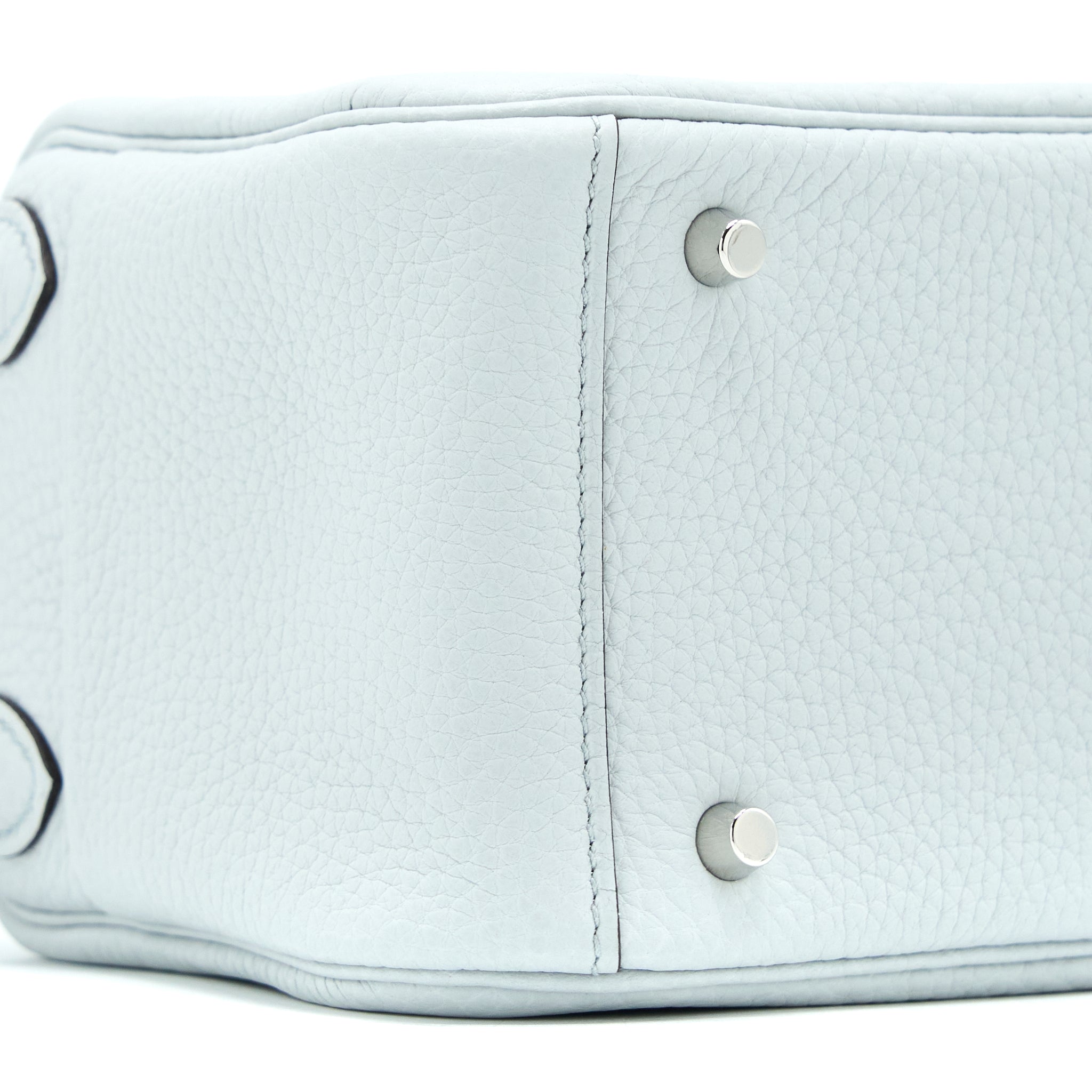 HERMES MINI LINDY CLEMENCE BLUE PALE SHW