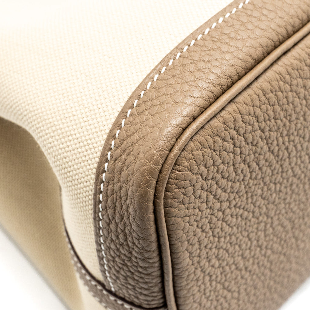 HERMES GARDEN PARTY 30 CANVAS/NEGONDA BETON/ETOUPE SHW