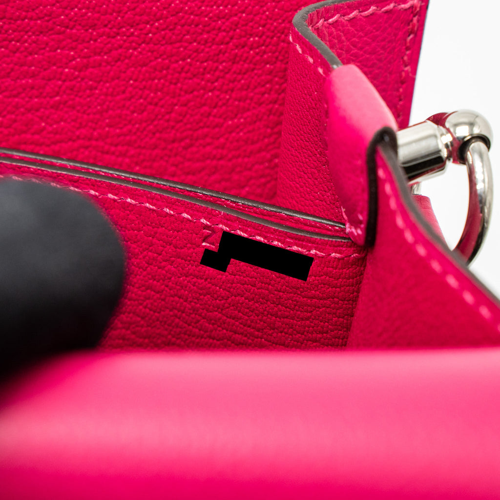 HERMES MINI ROULIS ALLIGATOR TOUCH EVERCOLOR ROSE MEXICO SHW