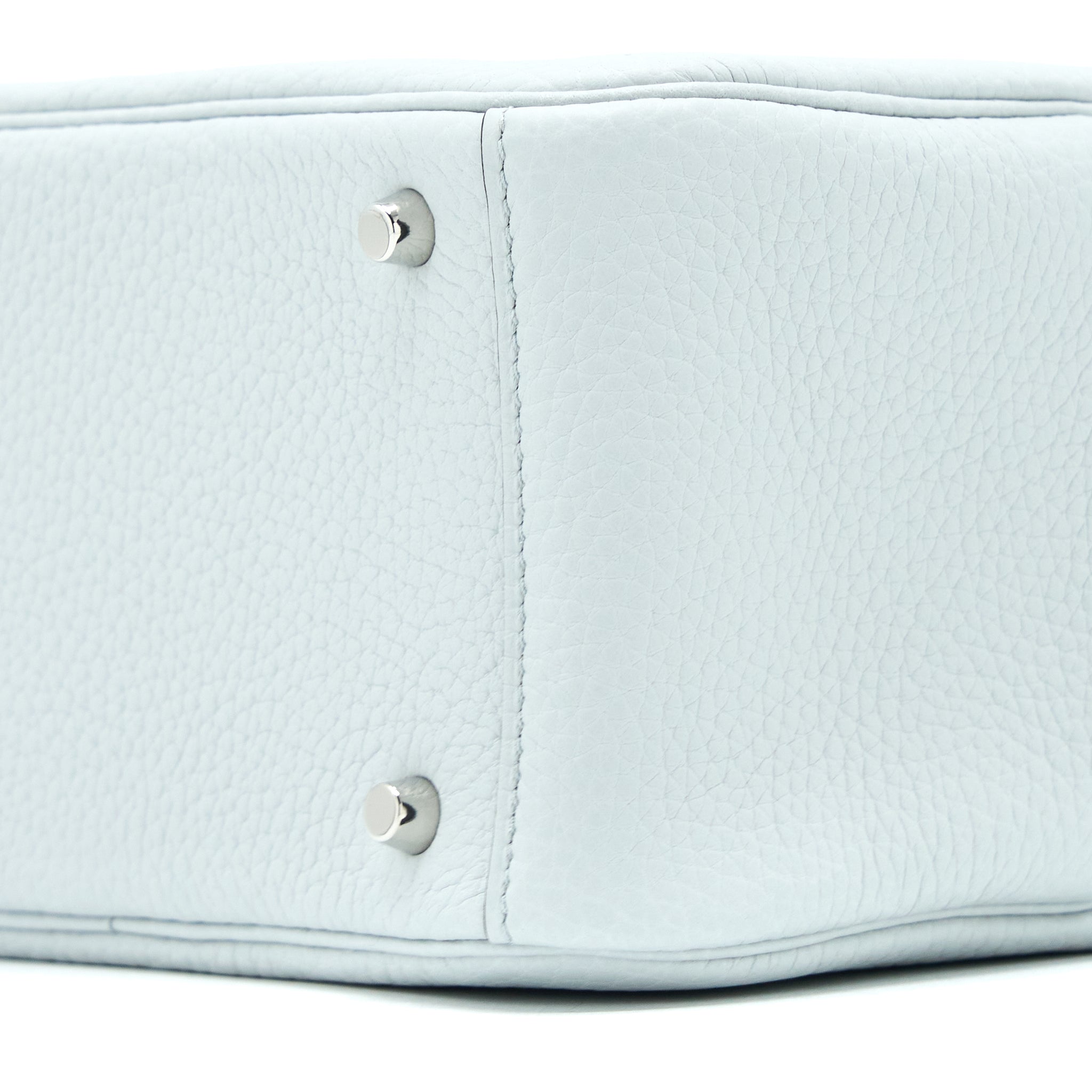 HERMES MINI LINDY CLEMENCE BLUE PALE SHW