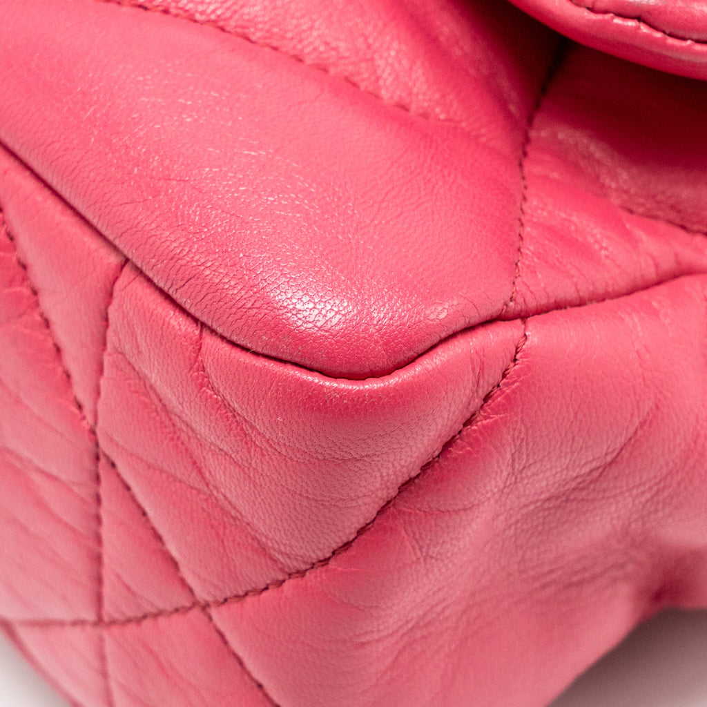CHANEL SMALL 19 BAG LAMBSKIN PINK MULTICOLOUR HARDWARE