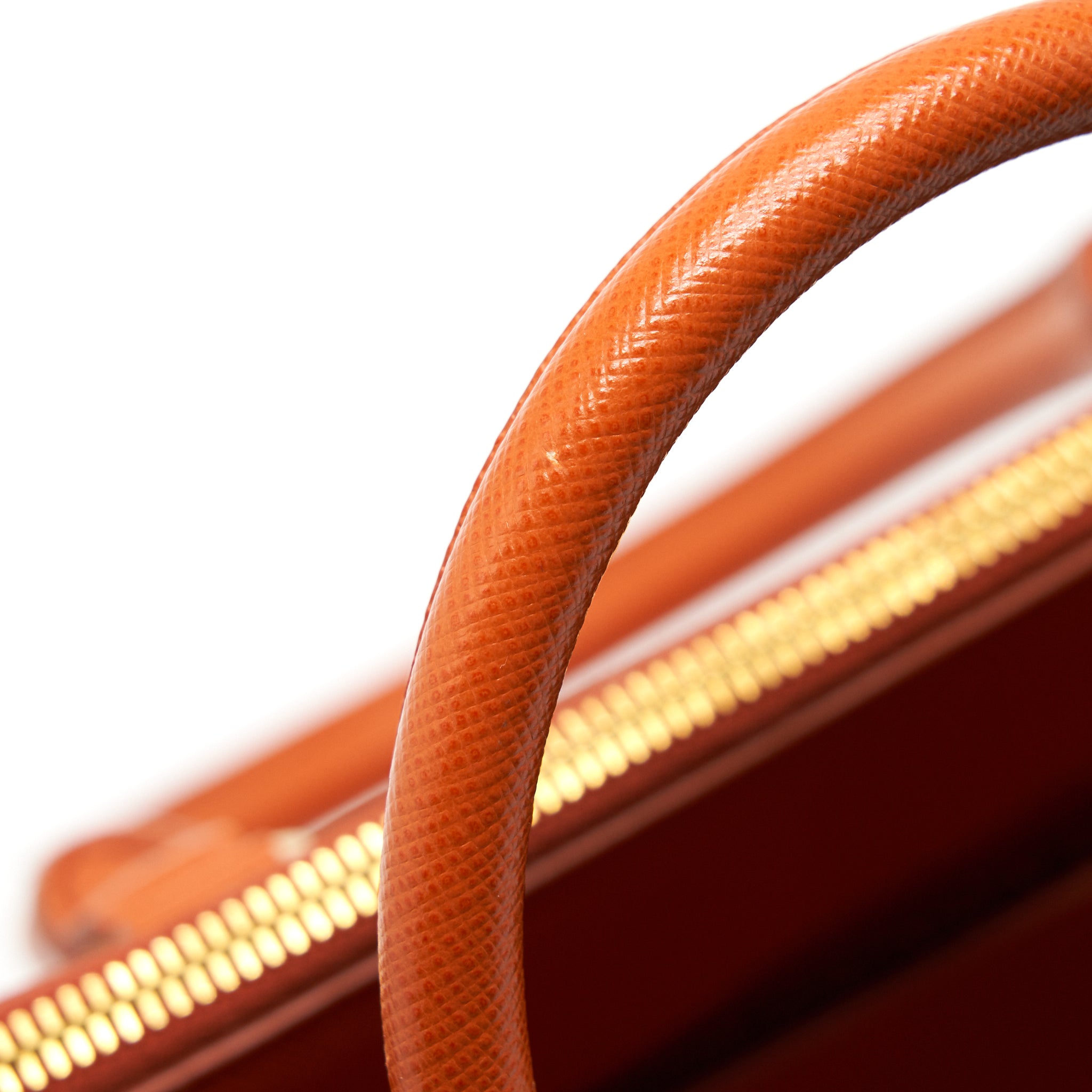 PRADA SAFFIANO TOTE BAG PAPAYA GHW