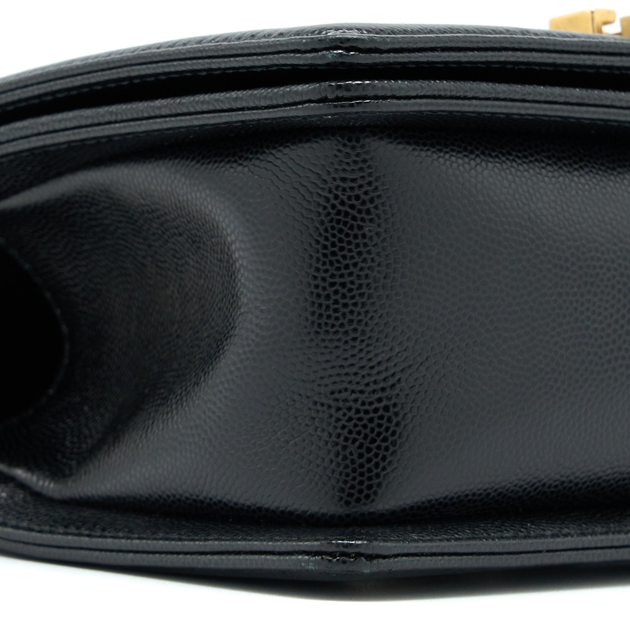 CHANEL SMALL BOY BAG CAVIAR BLACK GHW
