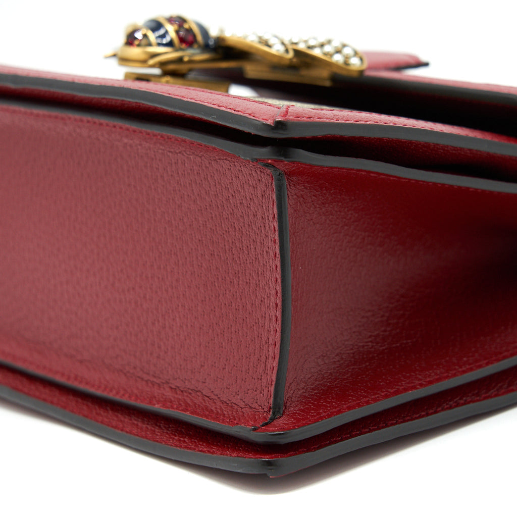 GUCCI QUEEN MARGARET TOP HANDLE BAG RED