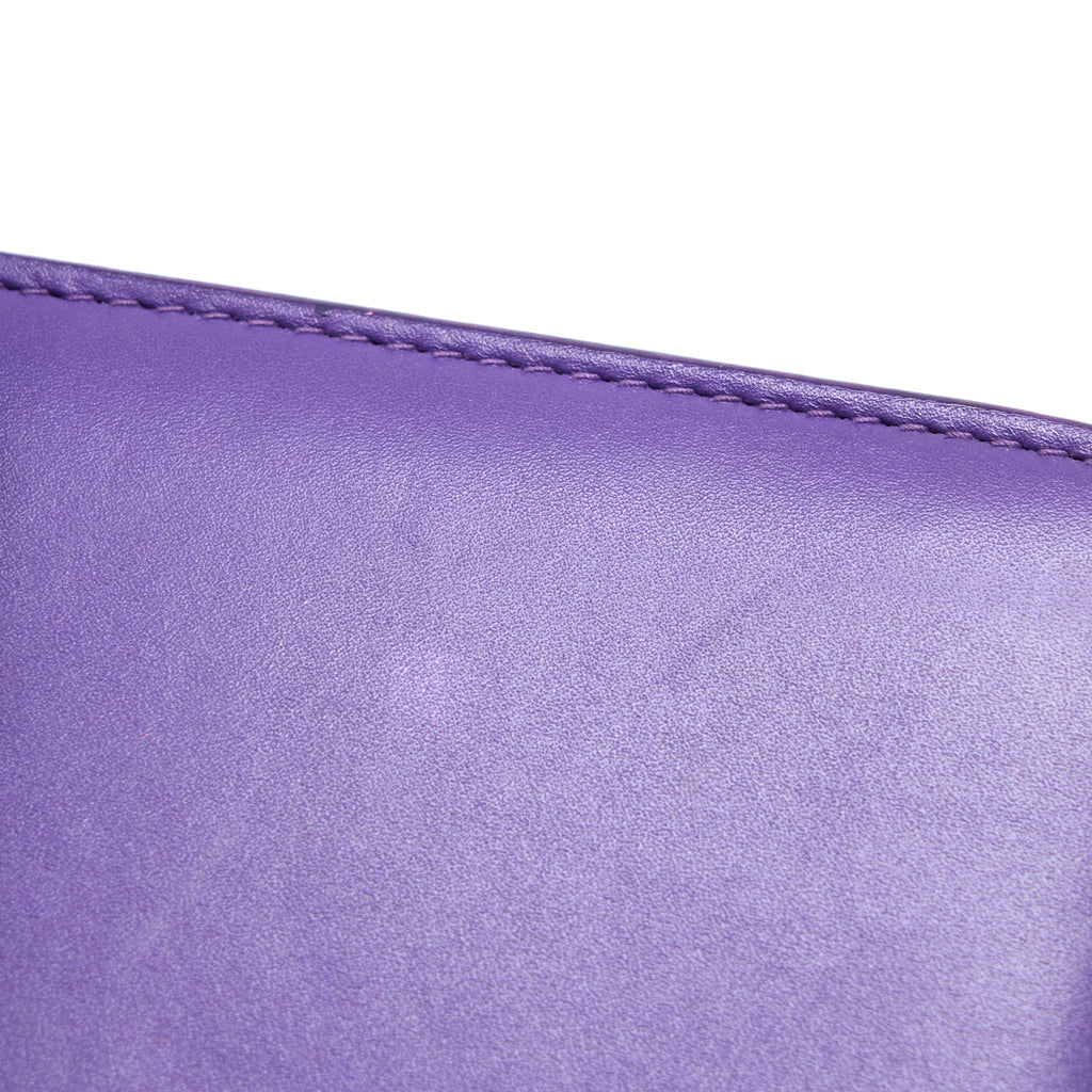 BVLGARI SERPENTI FOREVER BAG CRYSTAL GALUCHAR PURPLE LGHW