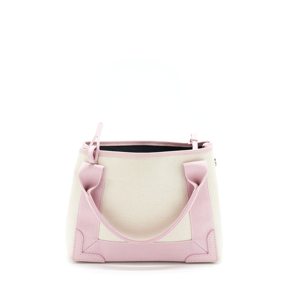 BALENCIAGA CANVAS CABAS BAG PINK SHW