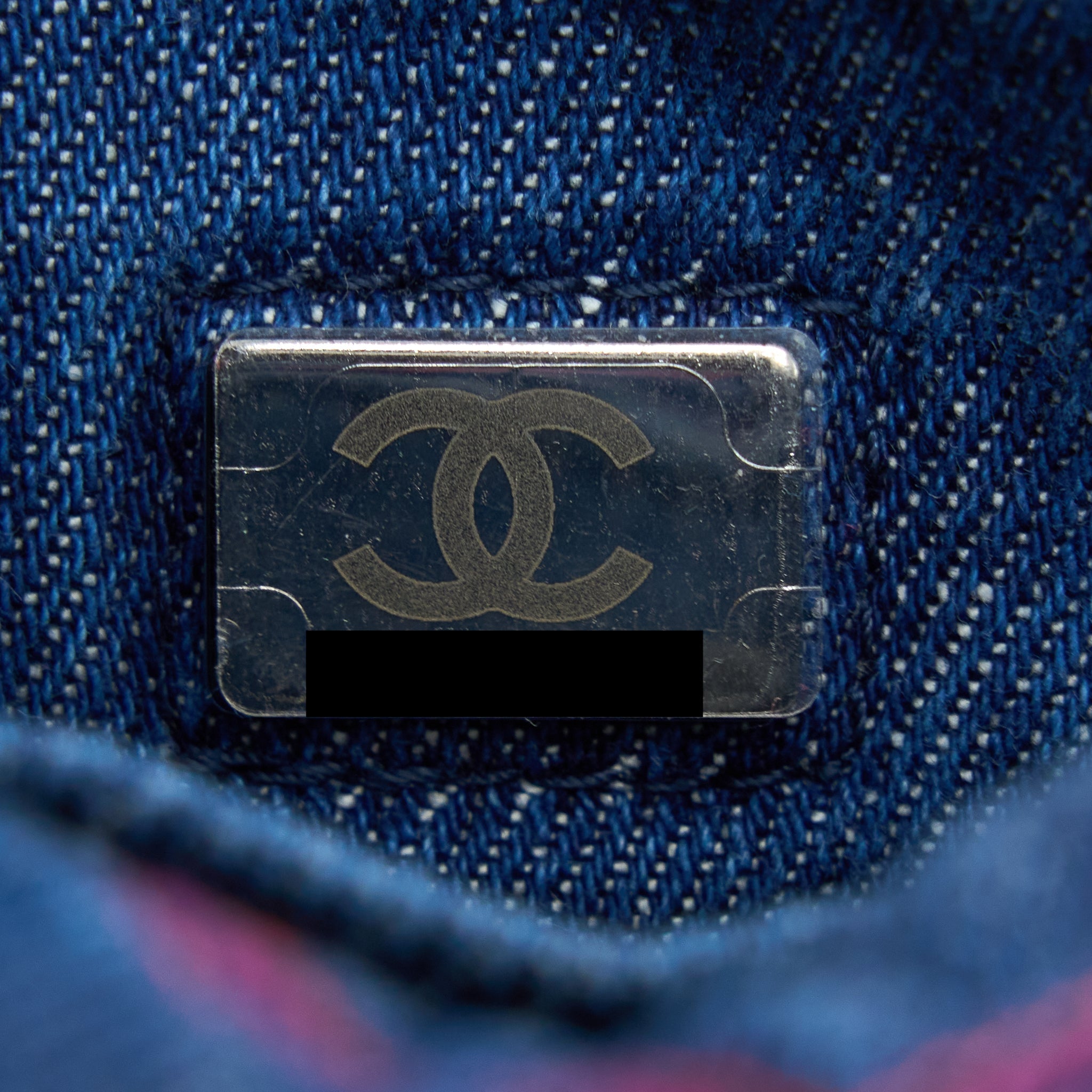 CHANEL 22S COCO BEACH DENIM MINI SADDLE BAG DENIM BLUE SHW (MICROCHIP)