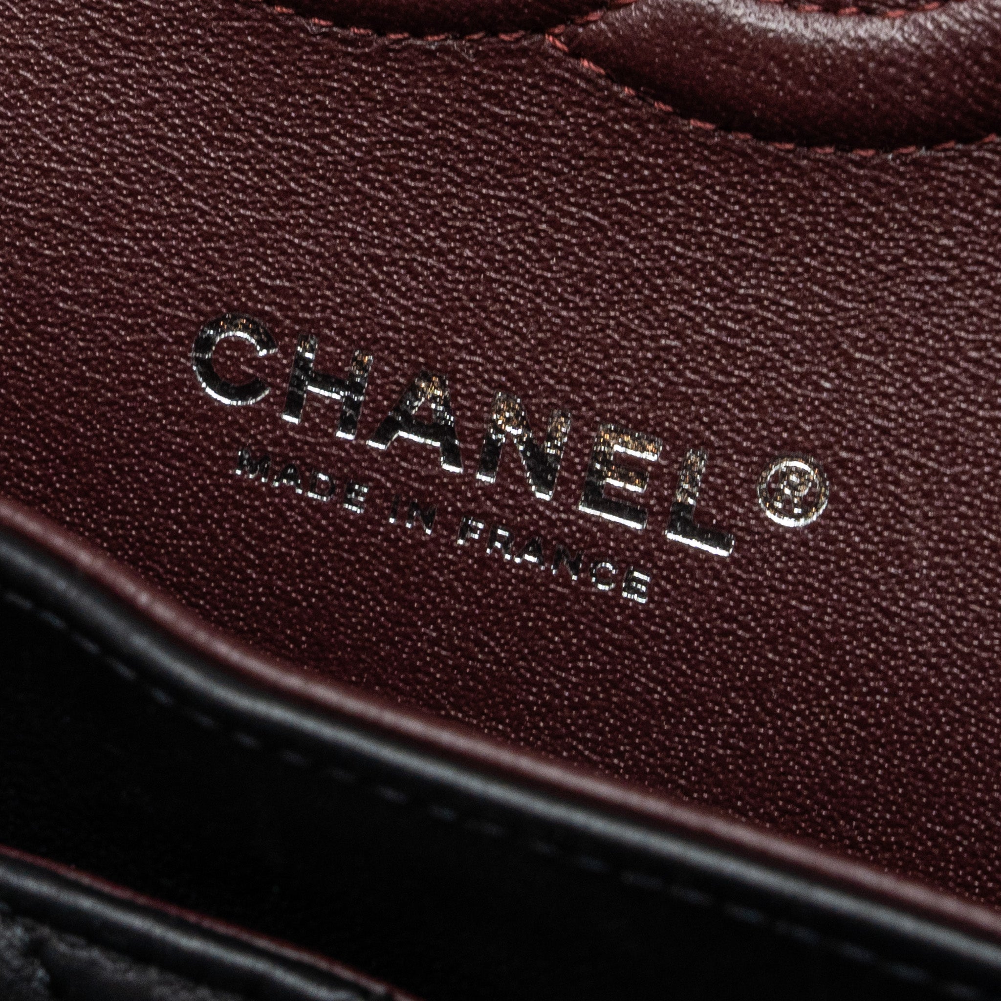 CHANEL MEDIUM CLASSIC DOUBLE FLAP BAG LAMBSKIN BLACK SHW