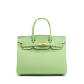 HERMES BIRKIN 30 SELLIER VERT CRIQUET GHW EPSOM LEATHER