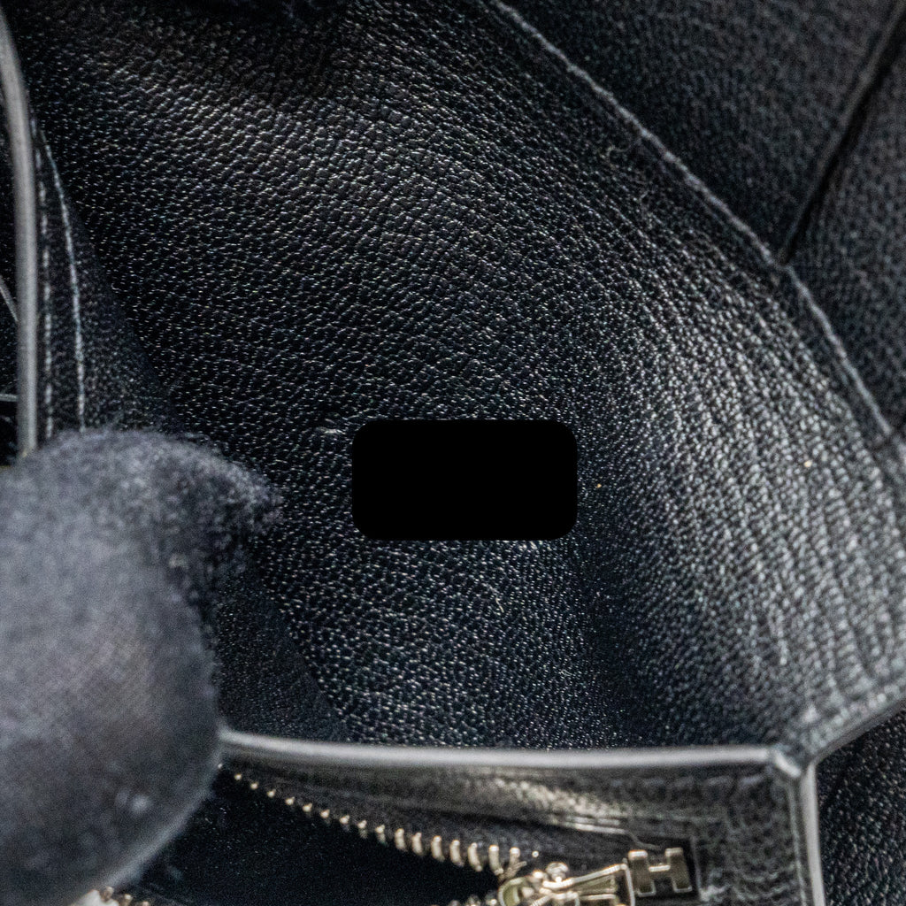 HERMES BEARN COMBINE TRI-FOLD COMPACT WALLET CHEVRE MYSORE BLACK SHW