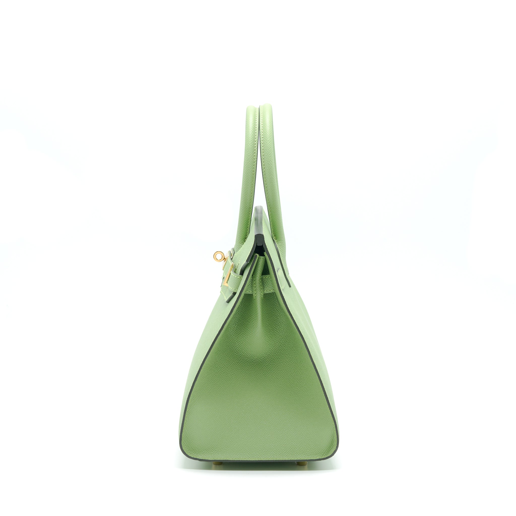 HERMES BIRKIN 30 SELLIER VERT CRIQUET GHW EPSOM LEATHER