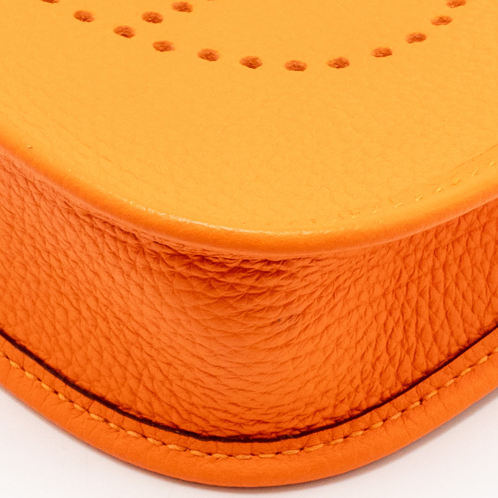 HERMES MINI EVELYNE CLEMENCE ORANGE SHW