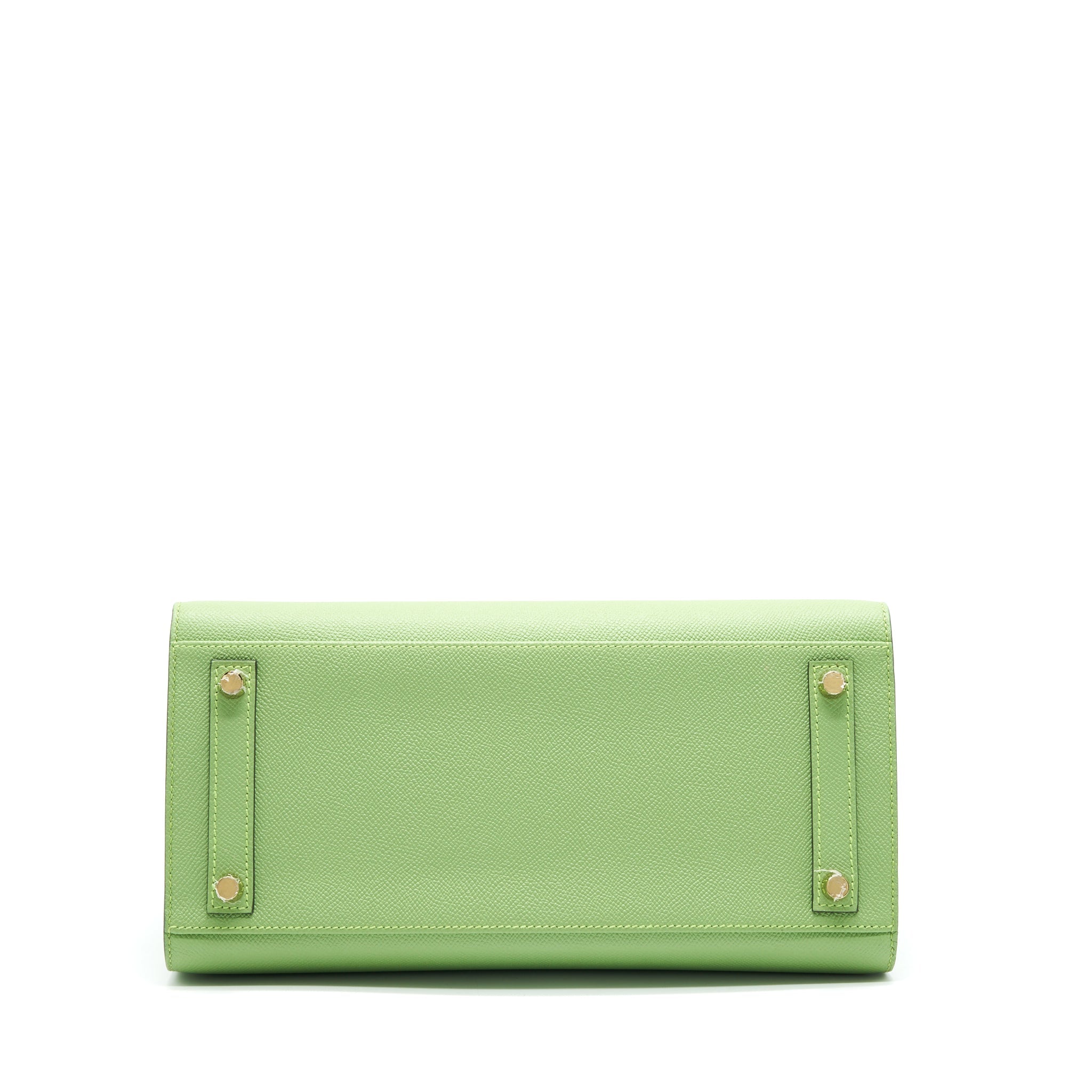 HERMES BIRKIN 30 SELLIER VERT CRIQUET GHW EPSOM LEATHER