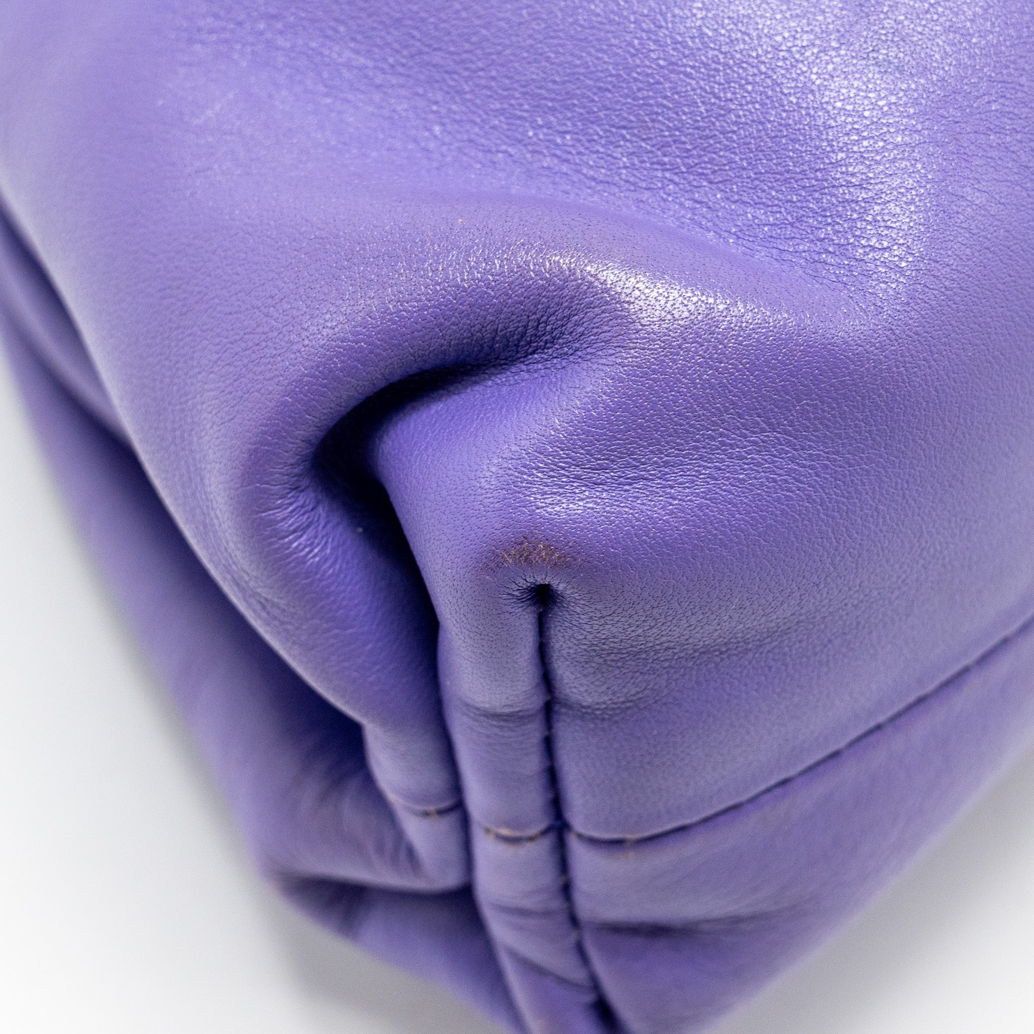 BOTTEGA VENETA MINI POUCH CALFSKIN PURPLE SHW