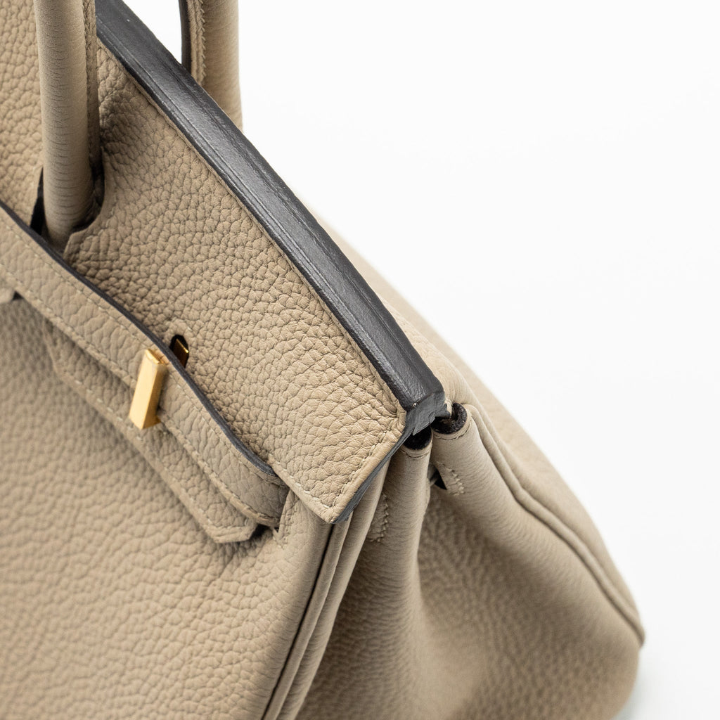 HERMES BIRKIN 25 TOGO 81 GRIS TOURTERELLE RGHW