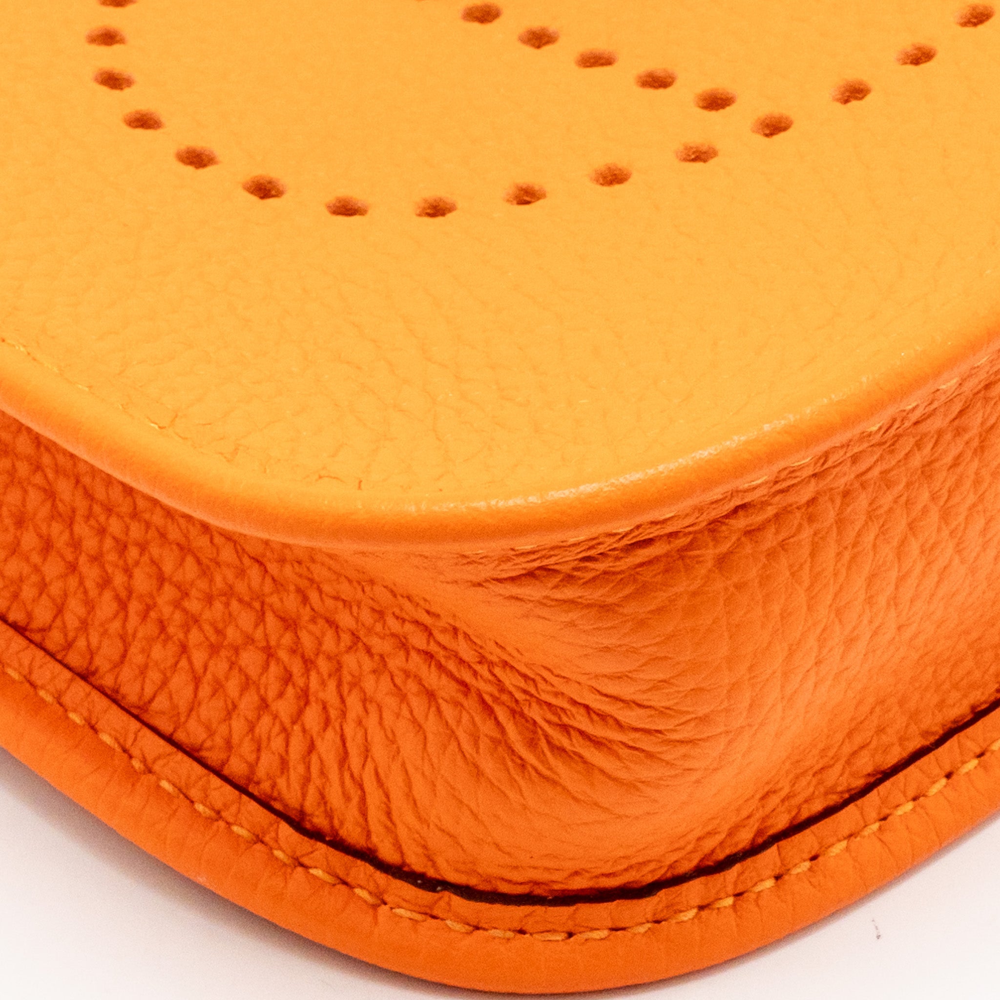 HERMES MINI EVELYNE CLEMENCE ORANGE SHW