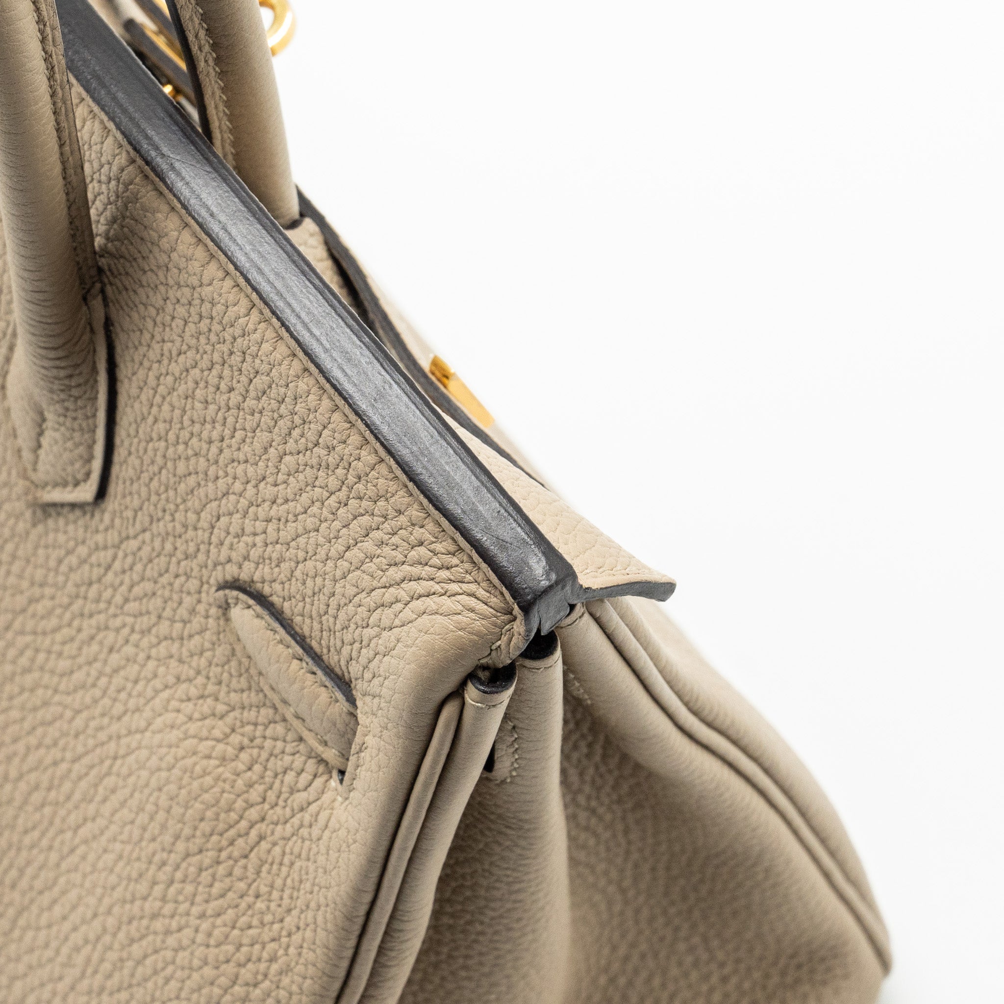HERMES BIRKIN 25 TOGO 81 GRIS TOURTERELLE RGHW