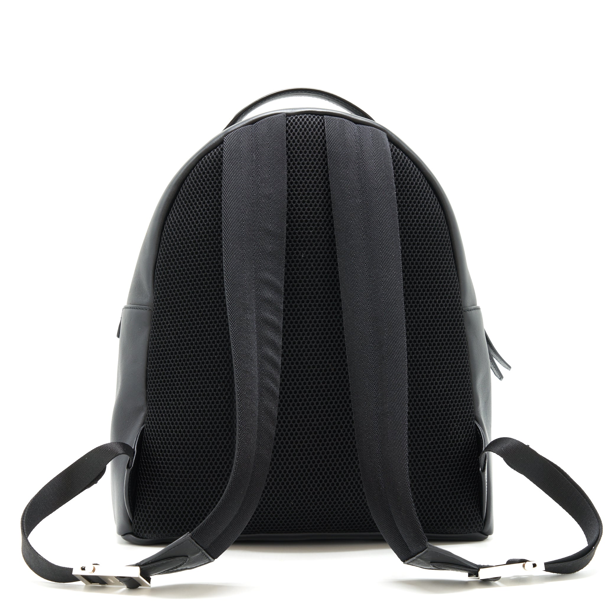 FENDI MONSTER BACKPACK BLACK/YELLOW FUR
