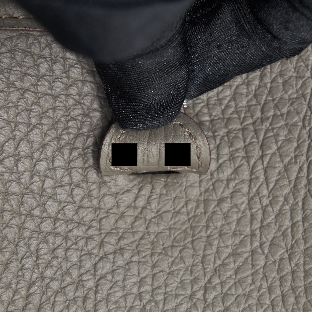 HERMES MINI EVELYNE GRIS ETAIN SHW