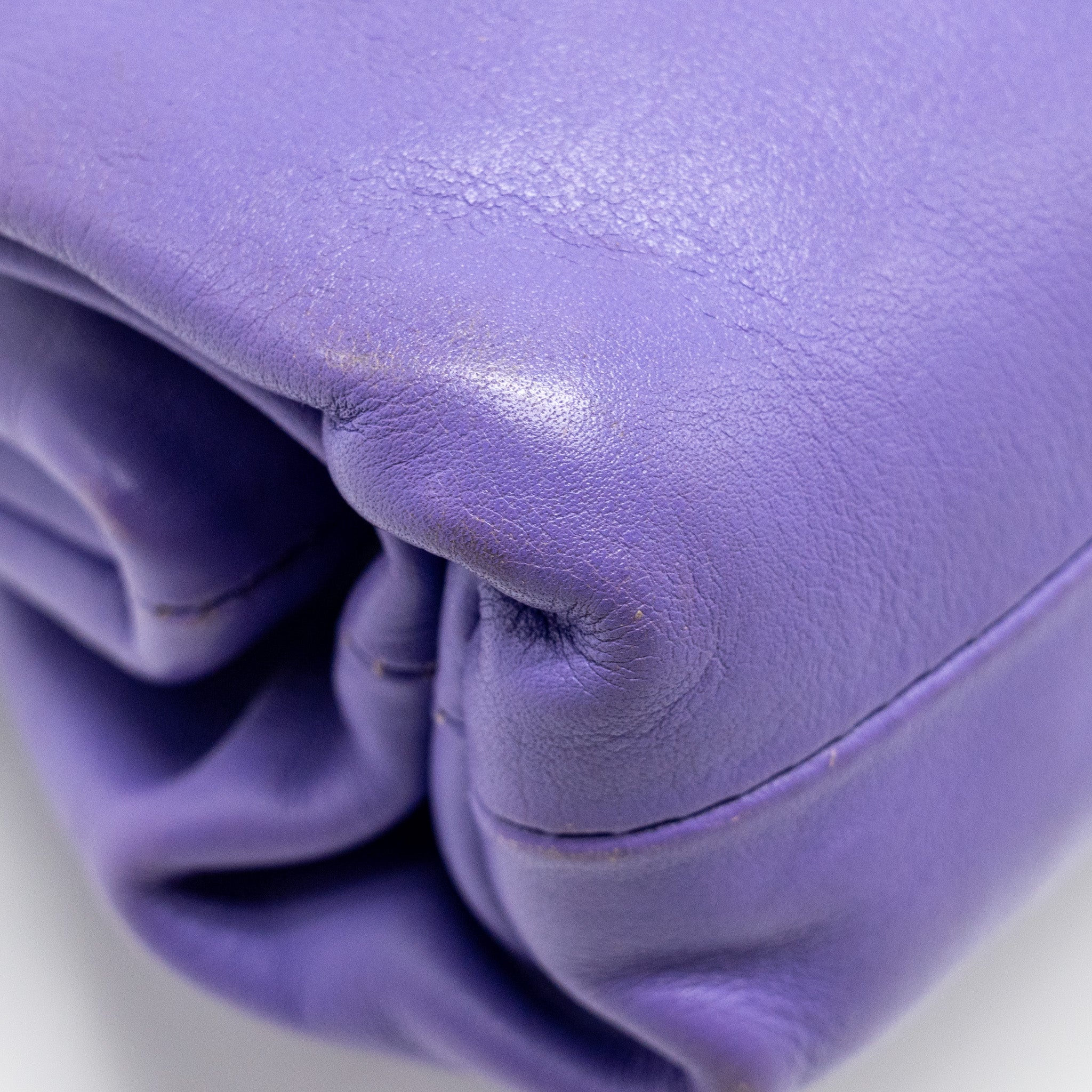 BOTTEGA VENETA MINI POUCH CALFSKIN PURPLE SHW