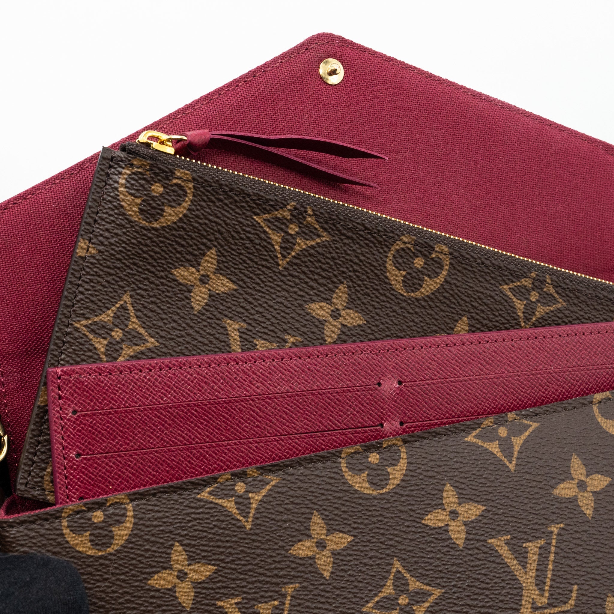 LOUIS VUITTON FELICIE POCHETTE MONOGRAM CANVAS GHW