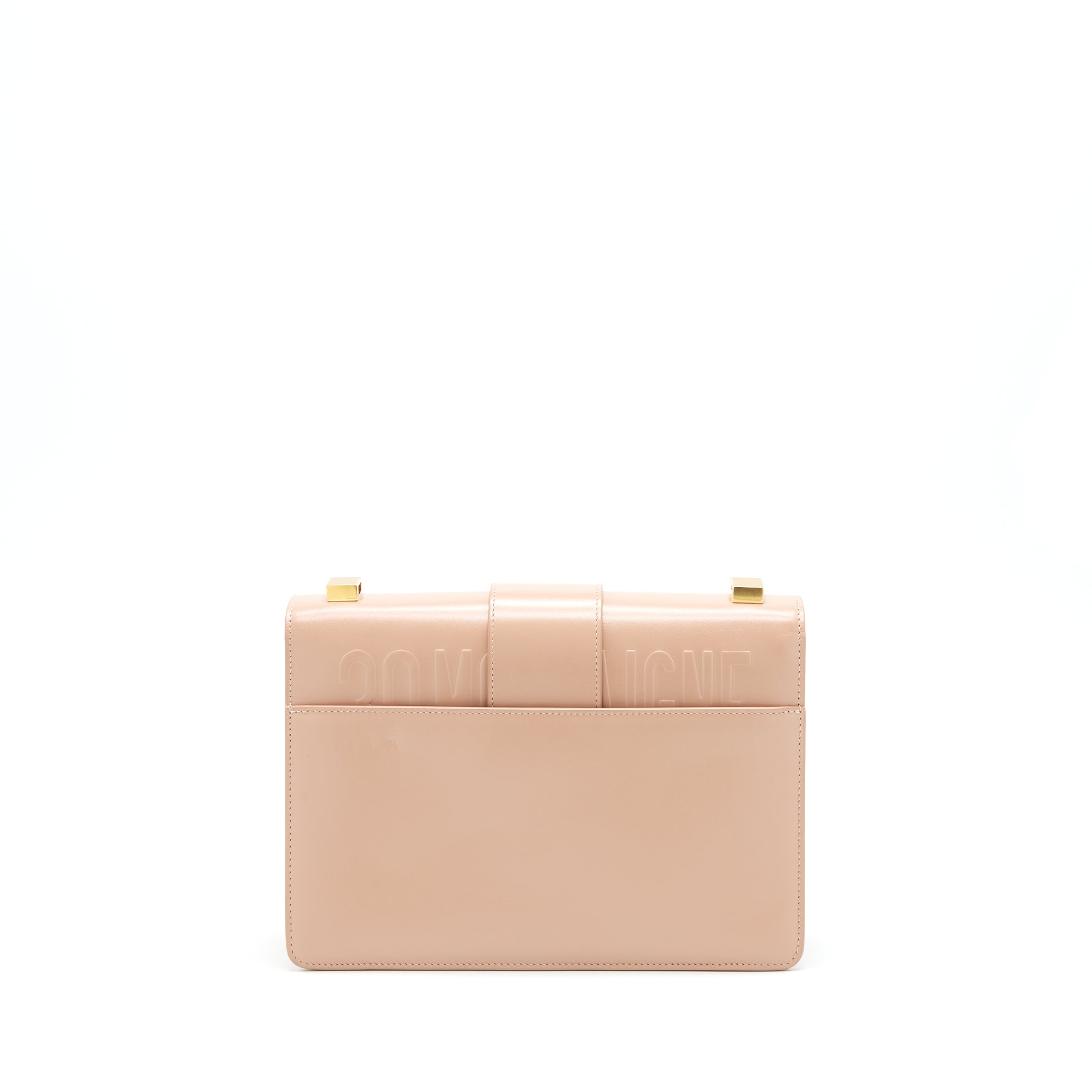 DIOR MONTAIGNE 24 MEDIUM FLAP BAG BEIGE PINK WITH GHW